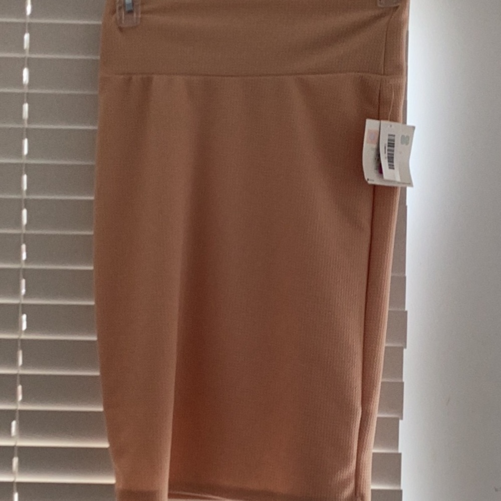 LuLaRoe Tan Cassie Skirt Knee-Length